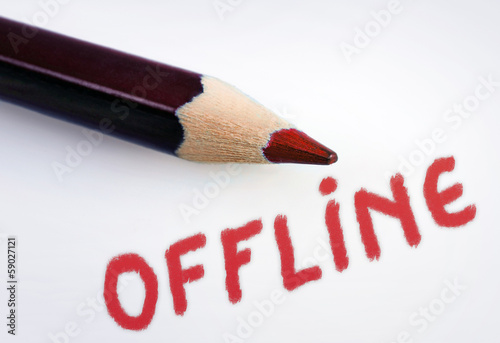 Photo: Offline word Offline word