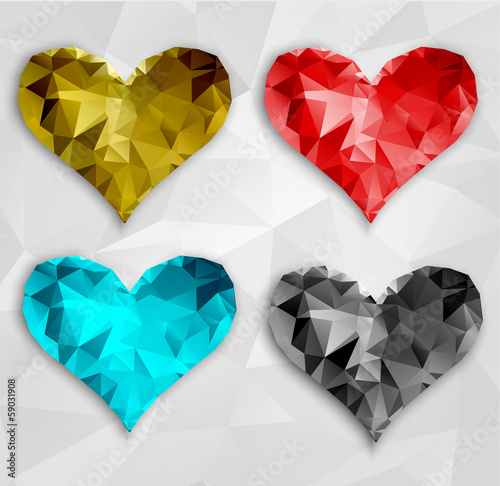 Vector: Vector heart. Valentines day. Illustration, EPS 10 Vector heart. Valentines day. Illustration, EPS 10