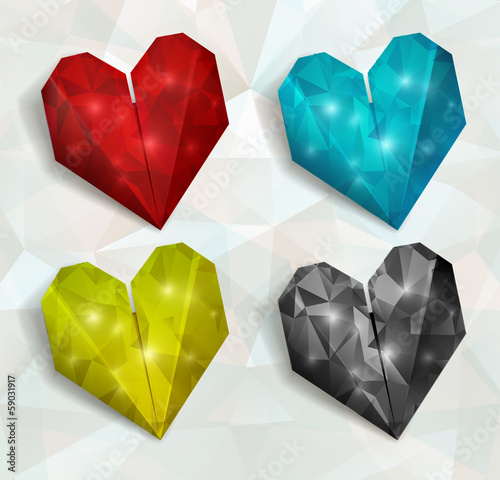 Vector: Vector heart. Valentines day. Illustration, EPS 10 Vector heart. Valentines day. Illustration, EPS 10