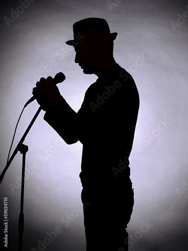 Photo: Musician silhouette Musician silhouette