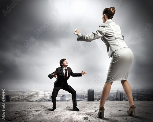 Photo: Business dispute Business dispute