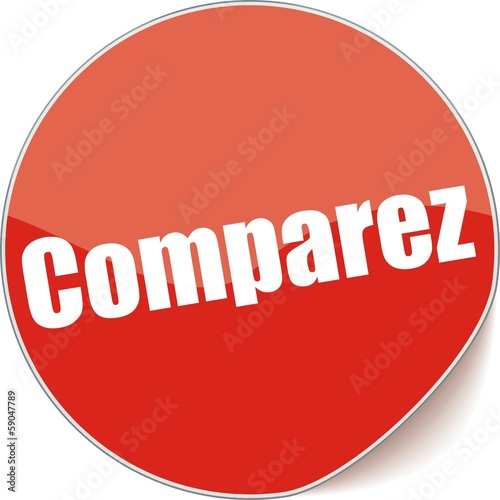 Vector: étiquette comparez étiquette comparez