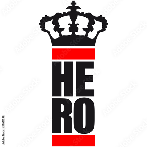 Illustration: Hero King Logo Hero King Logo
