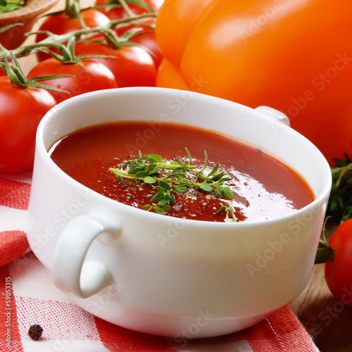 Photo: Tomato Gazpacho soup Tomato Gazpacho soup