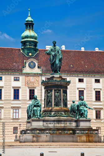 Photo: Monument to Emperor Franz Joseph I in Hofburg Monument to Emperor Franz Joseph I in Hofburg