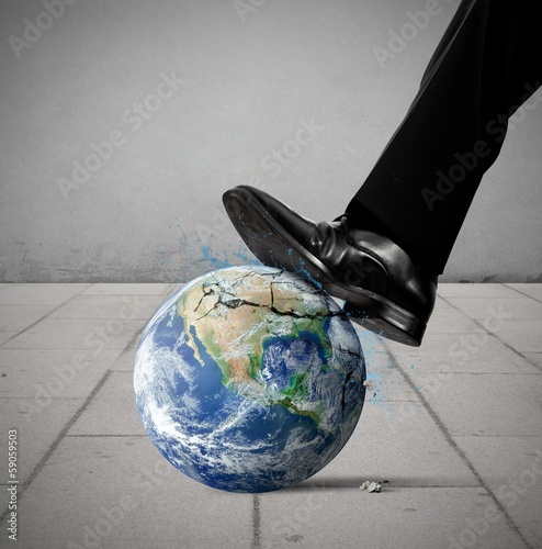 Illustration: Destruction of the world Destruction of the world