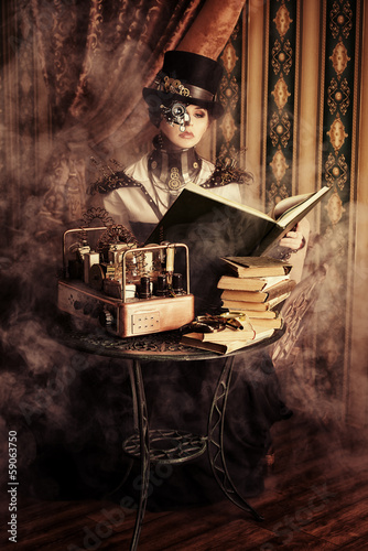 Photo: machine lady machine lady