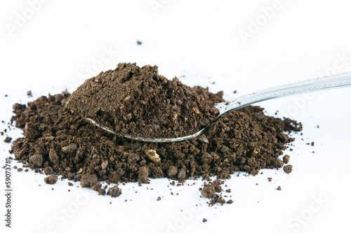 Photo: Spoon of coffee Spoon of coffee