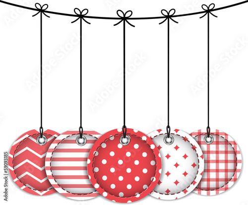 Vector: Christmas baubles Christmas baubles