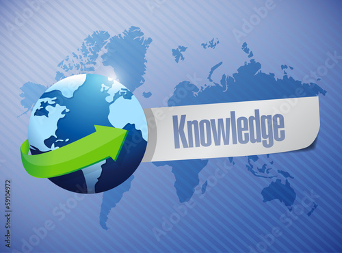 Photo: globe knowledge sign illustration design globe knowledge sign illustration design