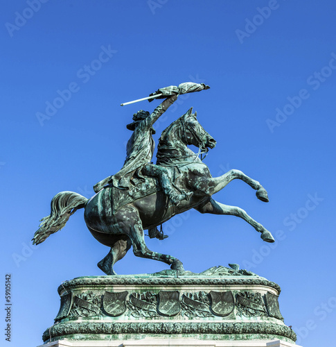 Photo: Monument archduke charles of Austria Monument archduke charles of Austria