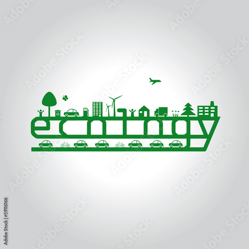 Vector: Ecology elements Ecology elements