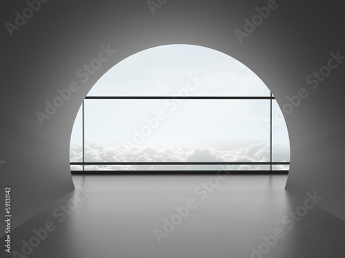 Photo: futuristic office futuristic office