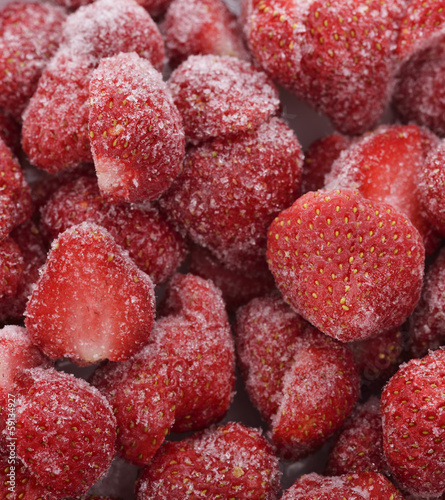 Photo: Frozen Strawberries Frozen Strawberries