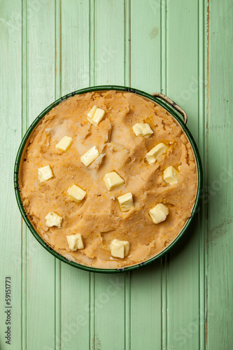 Photo: Uncooked Spiced Lamb Pie Uncooked Spiced Lamb Pie
