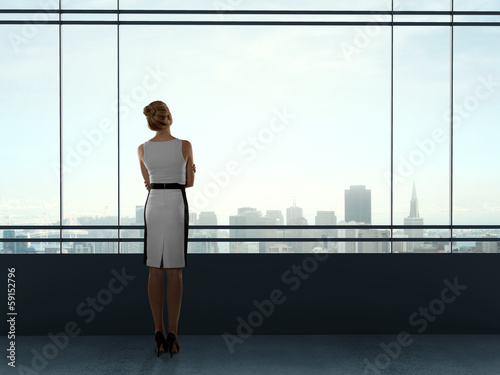 Photo: woman thinking woman thinking