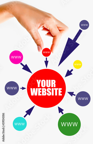 Photo: Backlink concept Backlink concept
