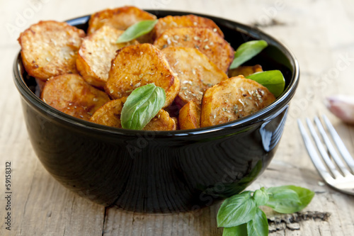 Photo: Spicy baked potatoes Spicy baked potatoes