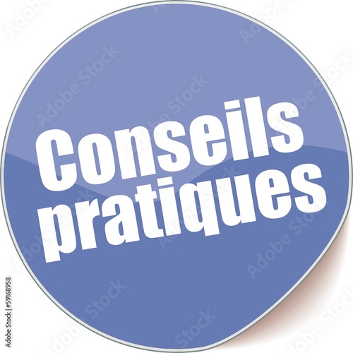 Vector: bouton conseils pratiques bouton conseils pratiques