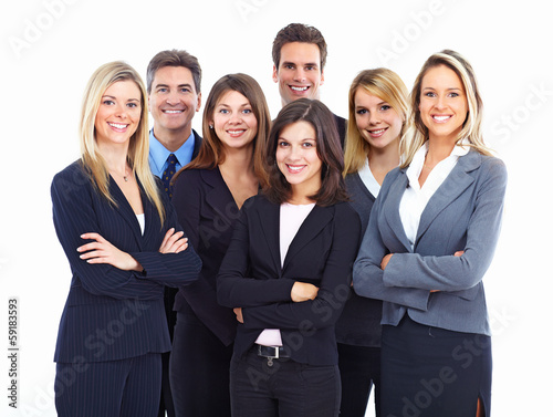 Photo: Group of business people. Group of business people.