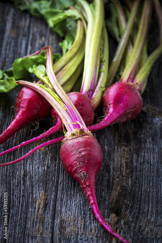 Photo: Raw Organic Miniature Red Candy Stripe Beets Raw Organic Miniature Red Candy Stripe Beets