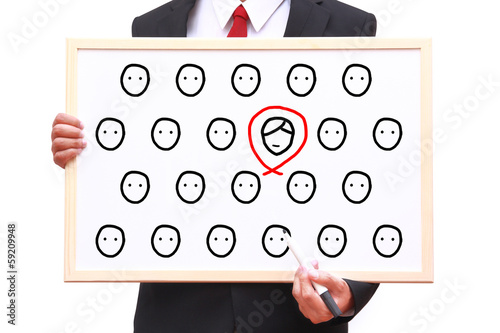 Photo: recruitment person for work recruitment person for work