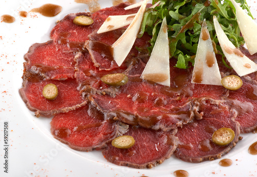 Photo: beef carpaccio beef carpaccio