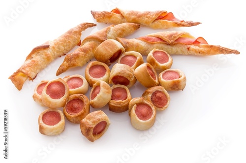 Photo: Roulés aux saucisses. Roulés aux saucisses.