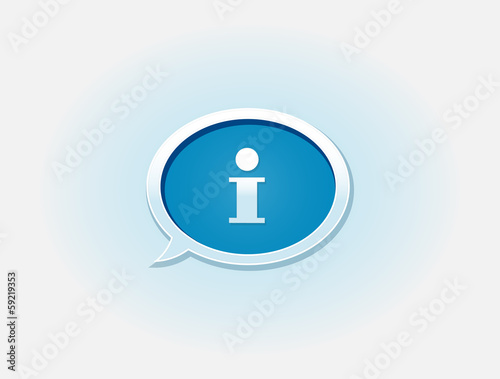 Vector: The info glossy bubble The info glossy bubble