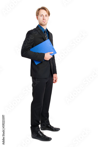 Photo: Businessman isolated on white Businessman isolated on white