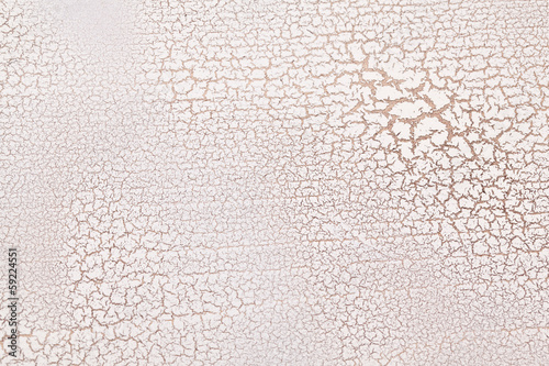 Photo: White wooden surface crazing. White wooden surface crazing.