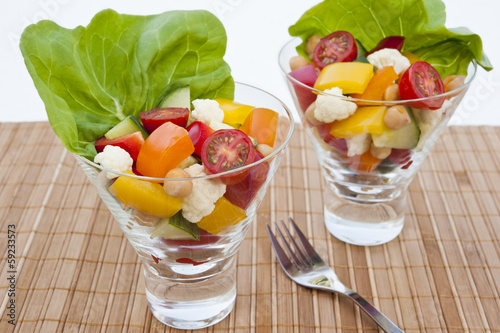 Photo: Chickpea and Vegetable Salad Chickpea and Vegetable Salad