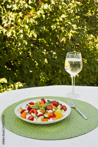 Photo: Summer Picnic Chickpea and Vegetable Salad Summer Picnic Chickpea and Vegetable Salad