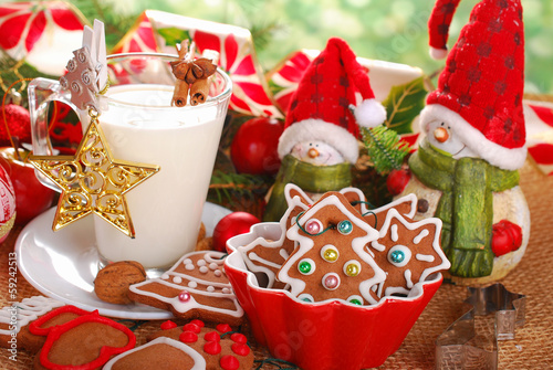 Photo: milk and cookies for santa milk and cookies for santa