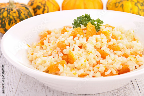 Photo: pumpkin risotto pumpkin risotto