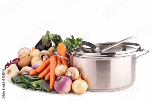 Photo: vegetable and pan vegetable and pan