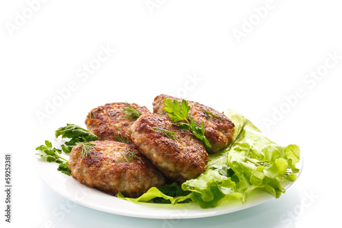 Photo: fried meatballs with herbs fried meatballs with herbs