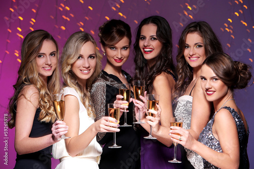 Photo: Best friends having a new year party Best friends having a new year party