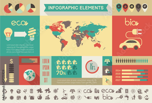 Vector: Flat Infographic Elements. Vector Illustration EPS 10. Flat Infographic Elements. Vector Illustration EPS 10.