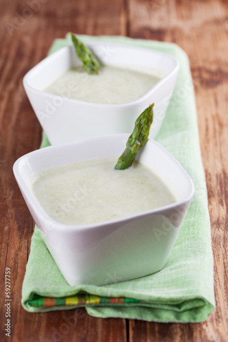 Photo: Asparagus cream soup Asparagus cream soup