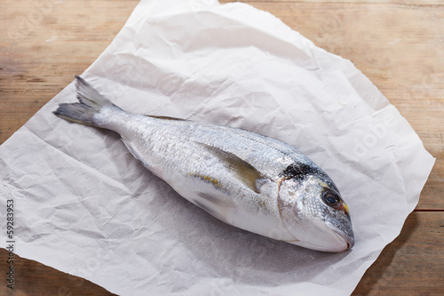 Photo: Raw gilt head bream Raw gilt head bream
