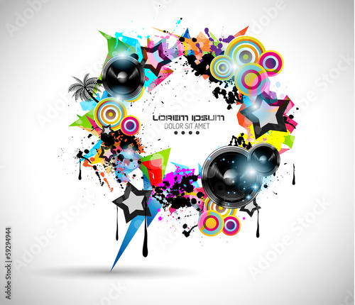 Vector: 2014 Music Event Background for your Flyers 2014 Music Event Background for your Flyers