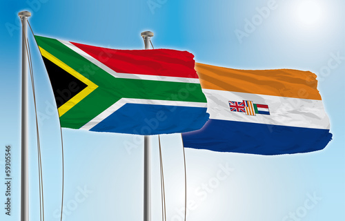 Vector: south africa old flag south africa old flag