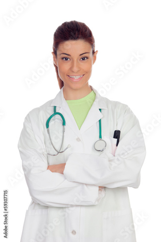Photo: Young doctor woman smiling Young doctor woman smiling