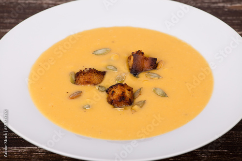 Photo: Apple pumpkin cream soup Apple pumpkin cream soup
