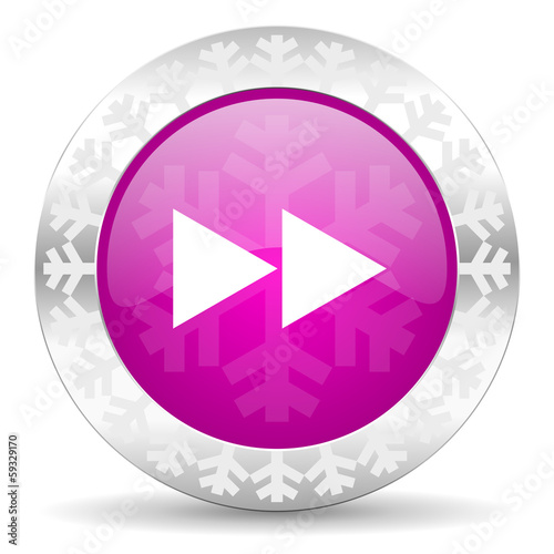 Illustration: rewind christmas icon rewind christmas icon