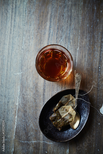 Photo: Glass of rooibos tea Glass of rooibos tea