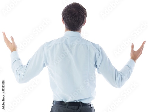 Photo: Gesturing businessman Gesturing businessman
