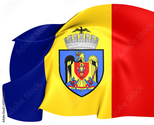 Illustration: Flag of Bucharest Flag of Bucharest