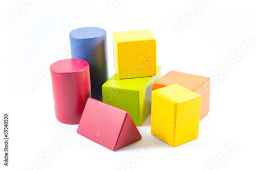 Photo: Wooden building blocks Wooden building blocks